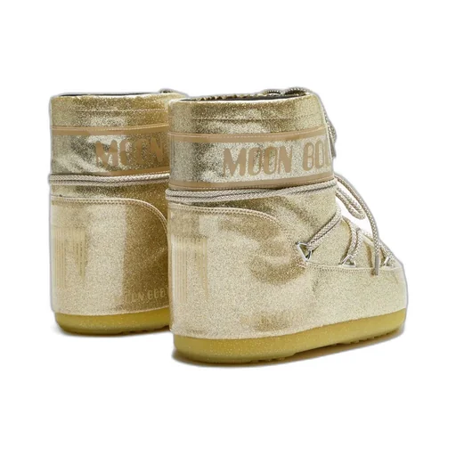 Icon Low Glitter Lace-Up Boots