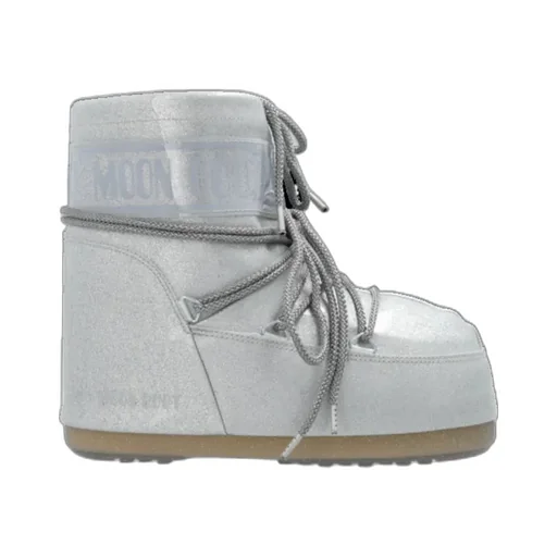 Icon Low Glitter Lace-Up Boots