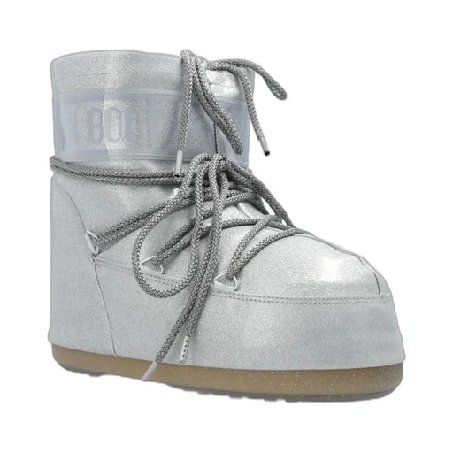 Icon Low Glitter Lace-Up Boots