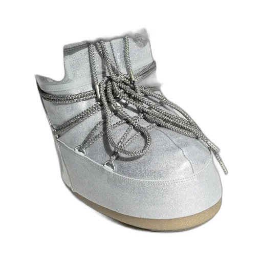 Icon Low Glitter Lace-Up Boots