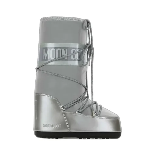 Icon Glance Lace-Up Satin Snow Boots