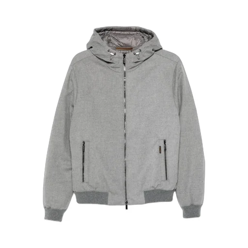 Hooded Zip-Front Jacket
