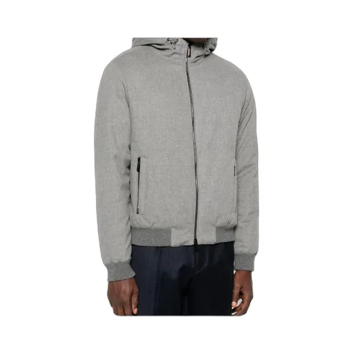 Hooded Zip-Front Jacket