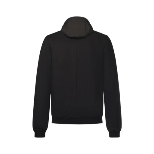 Snap-Button Hooded Jacket