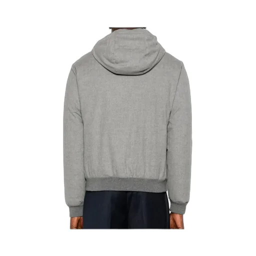 Hooded Zip-Front Jacket