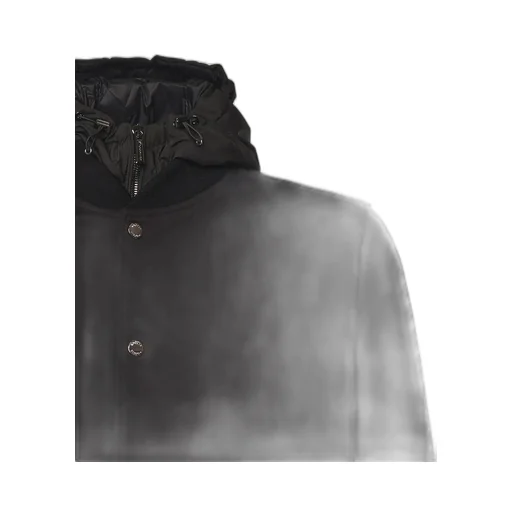 Snap-Button Hooded Jacket