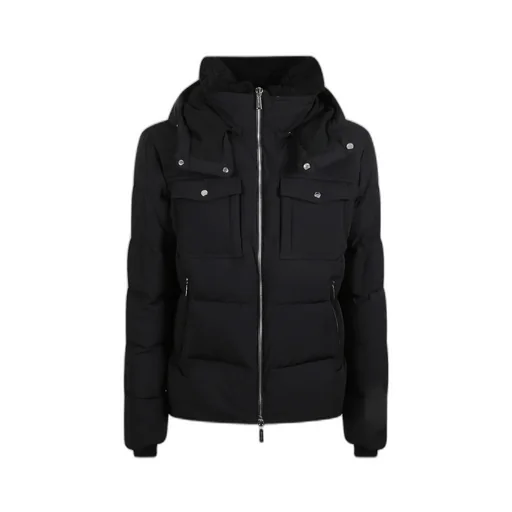 Hooded Zip-Front Jacket