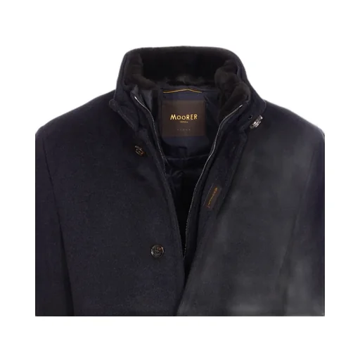 Bond-Fur-Cs Single-Breasted Padded Coat