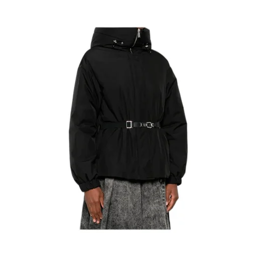 Belted High-Neck Jacket