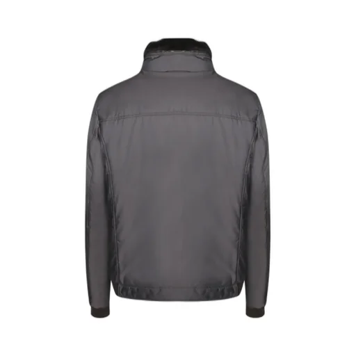 Shearling-Lined Nylon Jacket