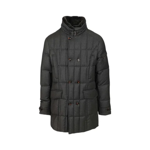 Quilted Double-Breasted Jacket