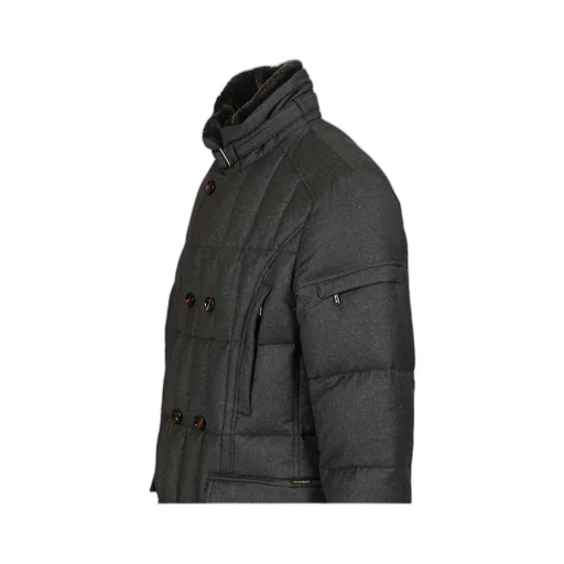Quilted Double-Breasted Jacket