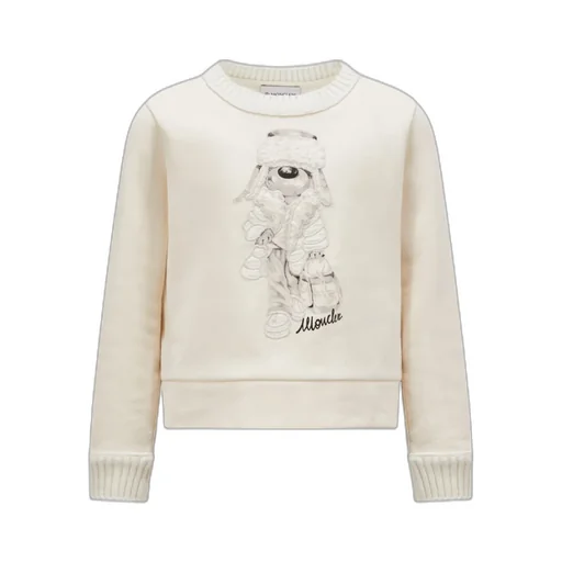 Teddy Bear Motif Sweatshirt