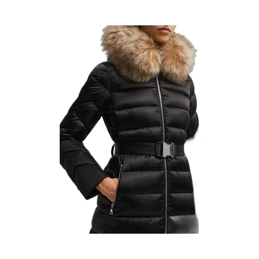 Leersie Hooded Long Down Jacket