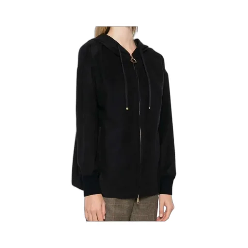 Zip-Up Drawstring Hoodie