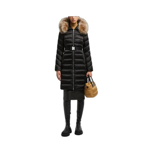 Leersie Hooded Long Down Jacket