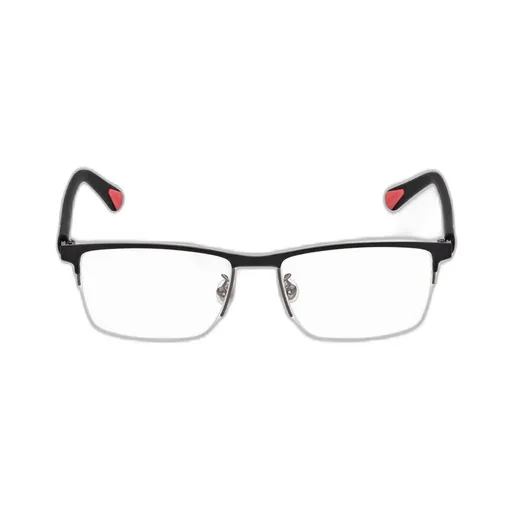 Logo-Plaque Rectangle-Frame Glasses