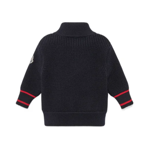 Logo-Intarsia Zipped Padded Jacket
