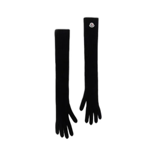 Logo Patch Knitted Gloves