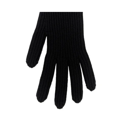 Logo Patch Knitted Gloves