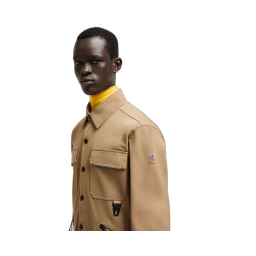 Grenoble Logo Patch Shirt Jacket