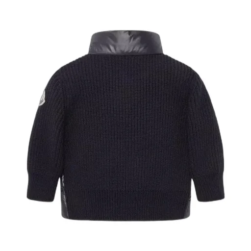 Enfant Intarsia-Knit Zipped Padded Jacket