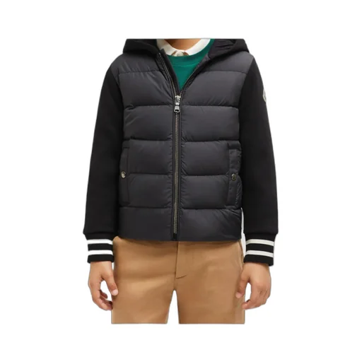Logo Patch Zip-Up Cardigan