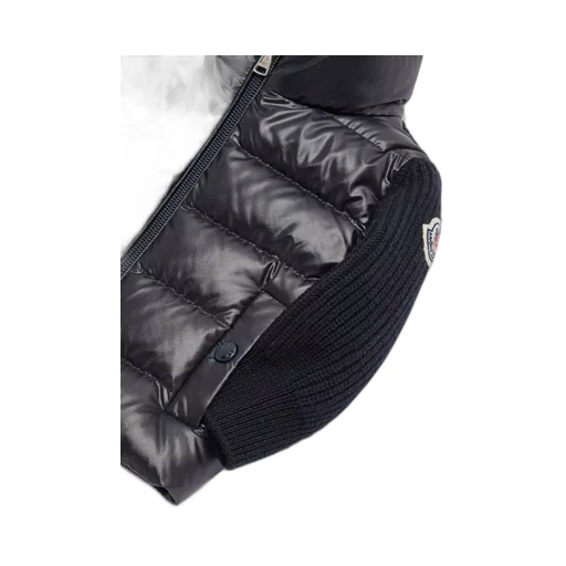 Enfant Intarsia-Knit Zipped Padded Jacket