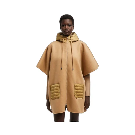 Drawstring Hooded Cape