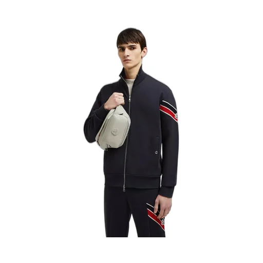 Logo Patch Zip-Up Sweatshirt