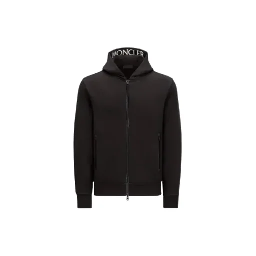 Logo Printed Zip-Up Hoodie