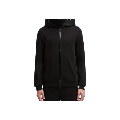 Logo Printed Zip-Up Hoodie