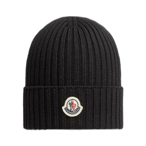 Logo Patch Knitted Beanie
