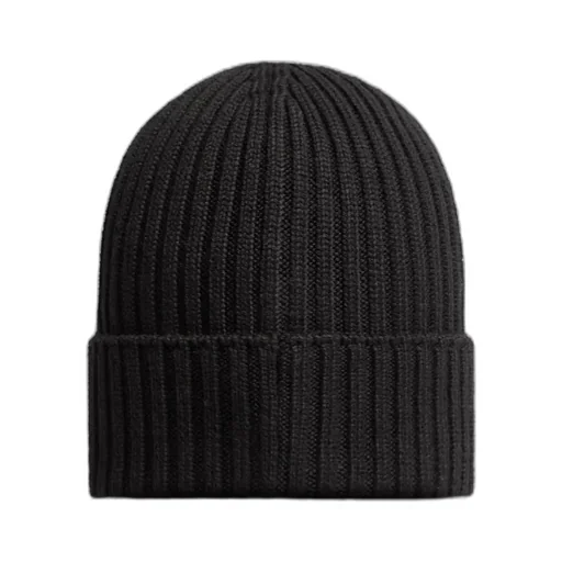 Logo Patch Knitted Beanie