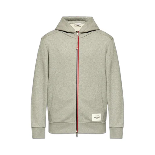 Logo Patch Zip-Up Hoodie