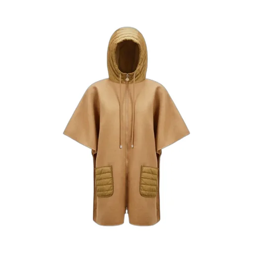 Drawstring Hooded Cape