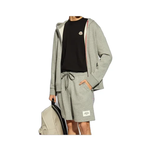 Logo Patch Zip-Up Hoodie