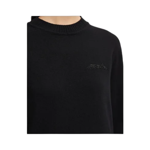 Beaded Logo Cashmere & Wool Jumper