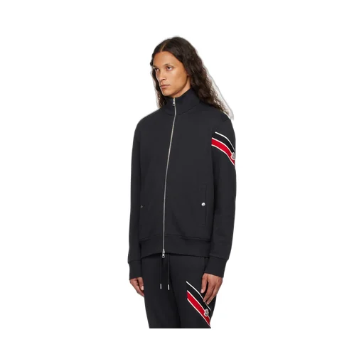 Logo Patch Zip-Up Sweatshirt