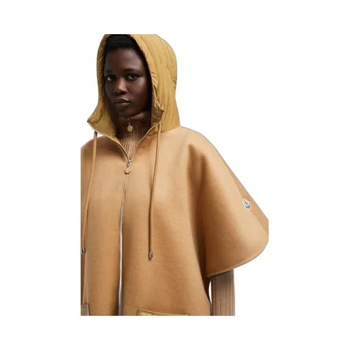 Drawstring Hooded Cape