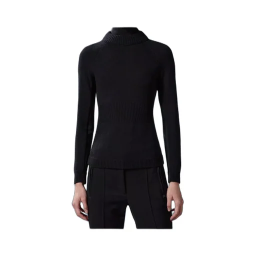 Wool & Fleece Polo Neck Jumper