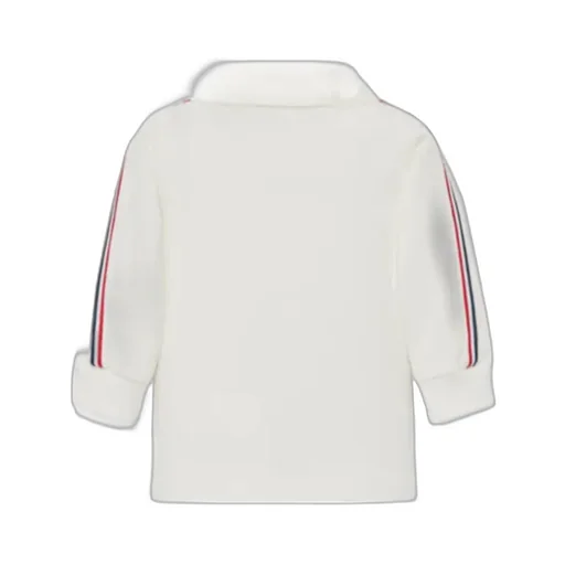 Logo Patch Long-Sleeved Polo Shirt