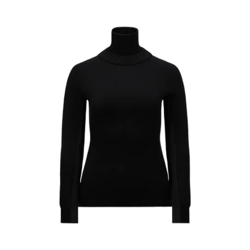 Wool & Fleece Polo Neck Jumper