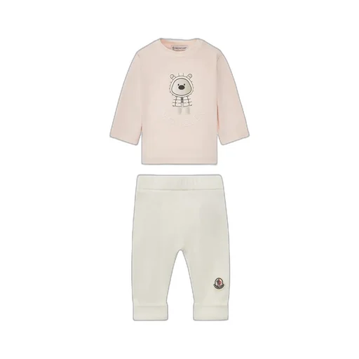 Teddy Bear Motif Sweatsuit