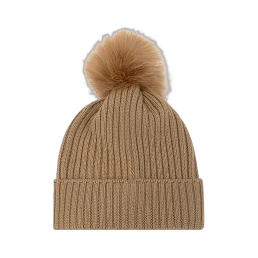Pompom Detailed Knitted Beanie