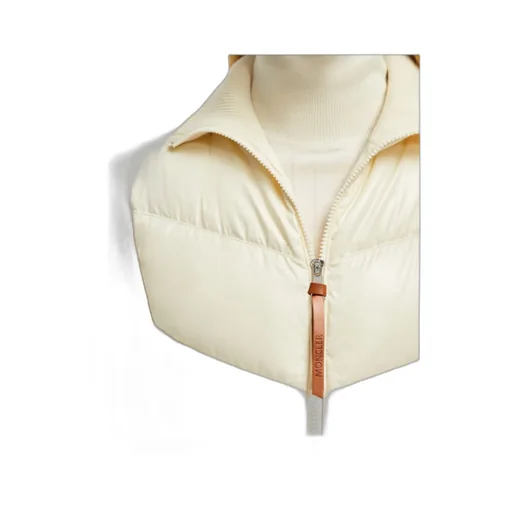 Padded Wool Zip-Up Cardigan