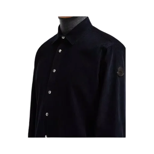 Long-Sleeved Corduroy Shirt