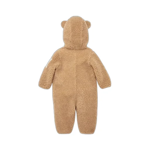 Logo Patch Hooded Jumpsuit