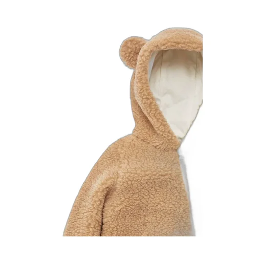 Logo Patch Hooded Jumpsuit