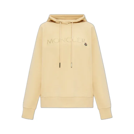 Logo Embroidered Drawstring Hoodie